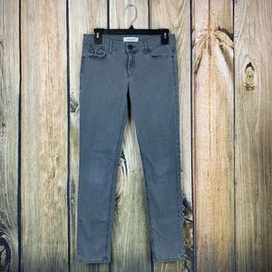 Habitual Womens Gray Skinny Jeans Size 26
